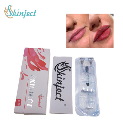 Enchimentos cutâneos ácidos hialurónicos profundos dos bordos 2ml de Skinject injetáveis