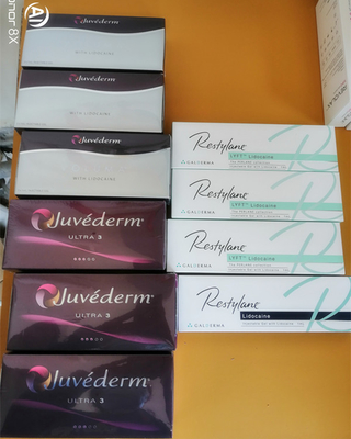 Injeção injetável Juvederms do enchimento enchimento cutâneo de ultra 3 HA para o volume do bordo