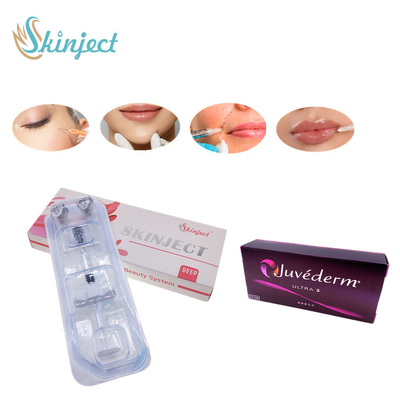 Enchimentos cutâneos ácidos hialurónicos profundos dos bordos 2ml de Skinject injetáveis