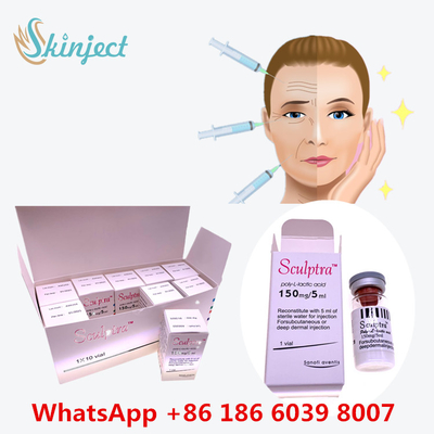 Injeção de levantamento facial 150mg Ha do Poli-l-lático-ácido PLLA de