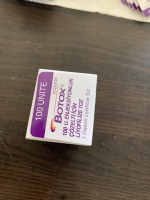 Tipo da toxina de Allergan  1x100iu Botulium um 1 tubo de ensaio/caixa