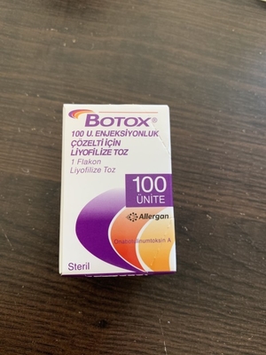 Tipo da toxina de Allergan  1x100iu Botulium um 1 tubo de ensaio/caixa