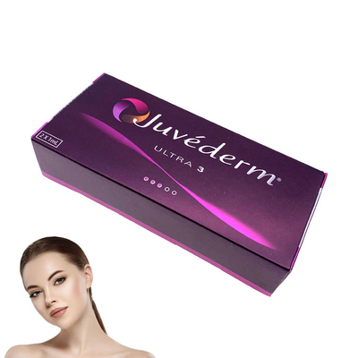 Enchimento cutâneo ácido hialurónico dos bordos de Juvederm Ultra3 injetável