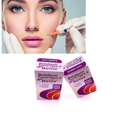 Edição inglesa da toxina Botulinum de 100 IU Allergan