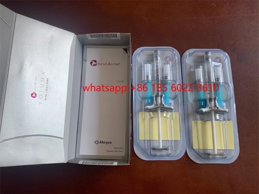 Enchimentos cutâneos de contorno faciais injetáveis puros 2pcsx1ml de Juvederm Voluma HA