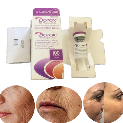 Edição inglesa da toxina Botulinum de Allergan  e edição turca