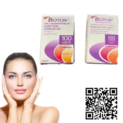 Edição inglesa da toxina Botulinum de Allergan  e edição turca
