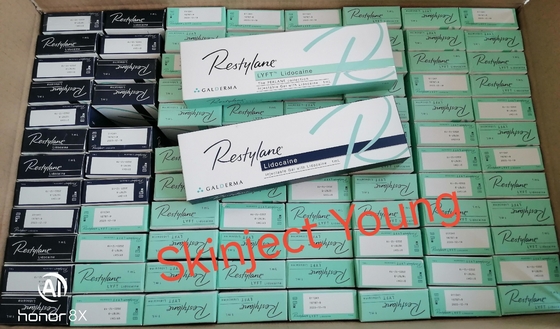 enchimento cutâneo de 1ml Juvederm para a cara do bordo que remove os enrugamentos Skinject Allergan
