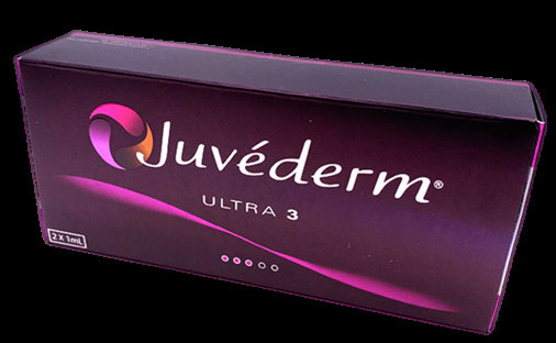 Enchimento Juvederm ultra 4 dos bordos do gel injetáveis