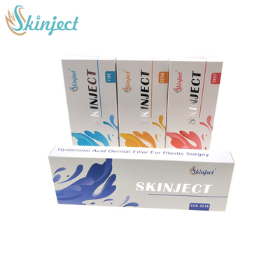 Enchimento cutâneo ácido hialurónico da injeção de Skinject 2ml com Lido