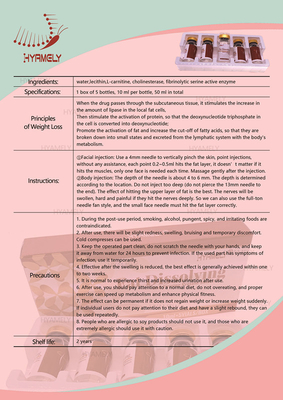 solução Lipolytic do Phosphatidylcholine 10ml