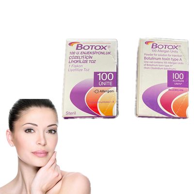 Toxina Botulinum Allergan  100 Iu uma versão inglesa de 50 Iu
