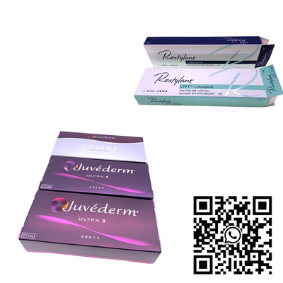 2 enchimento cutâneo ácido hialurónico do ML Juvederm ultra 4 para o realce "sexy" dos bordos