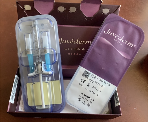O enchimento cutâneo ácido hialurónico de Juvederm com os bordos de Lido Ultra4 2X1ml remodela