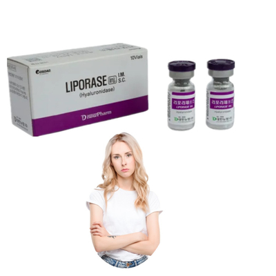 Hyaluronidase de 10 Vias Liporase para que o enchimento cutâneo dissolva-se