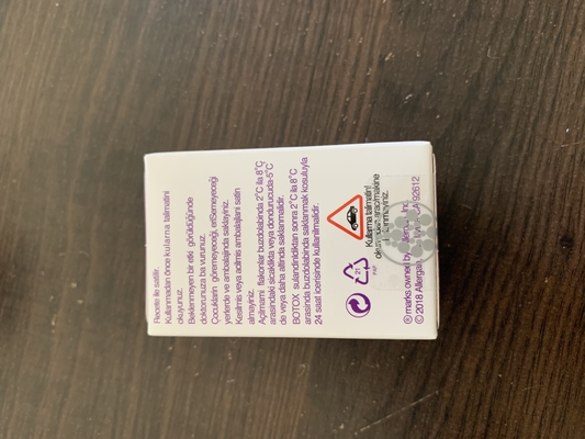 Injeção Botulinum cosmética da toxina de Allergan  para Botulax facial