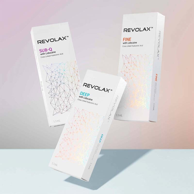 Multa cutânea ácida hialurónica Subq profundo do enchimento de Revolax 1.1ml para alisar e encher-se