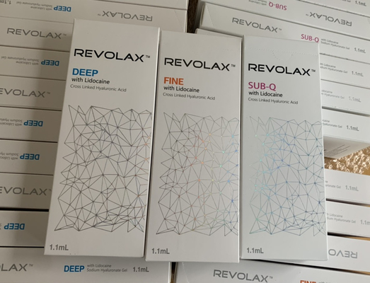 injeções cutâneas ácidas hialurónicas do enchimento de 1.1ml Revolax para aplicações cosméticas