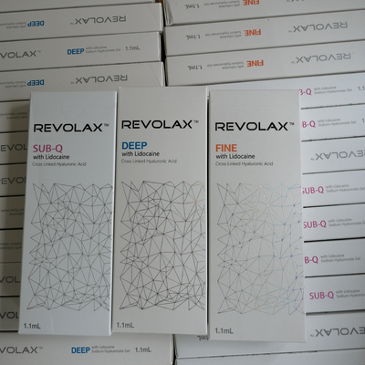 injeções cutâneas ácidas hialurónicas do enchimento de 1.1ml Revolax para aplicações cosméticas