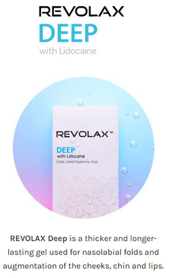 Revolax profundo com enchimentos ácidos hialurónicos do bordo de Lido para o rejuvenescimento da pele