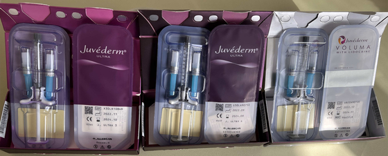 Ácido hialurónico do enchimento cutâneo injetável de Juvederm Voluma para linhas do sorriso