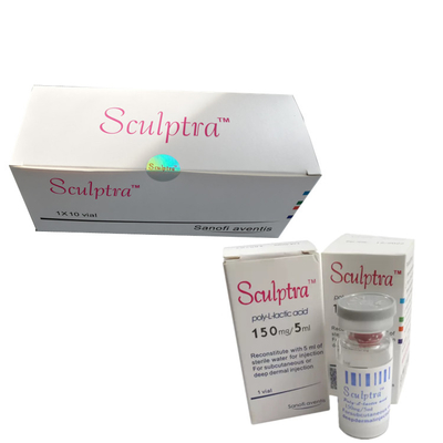 Tratamento de longa duração 150 mg de PLLA para o rosto Ácido poli- L- láctico injectável