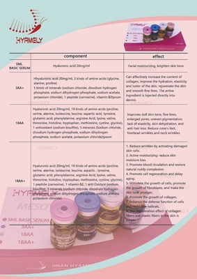 Descasque a reparação da solução de Mesotherapy para a cara ativa que hidrata