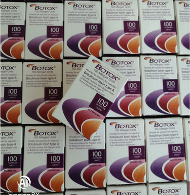 100Unidades Allergan Para Injecção Face Lift Anti-Age Musculo Masseter Delgado Remover Rugas