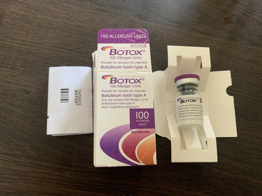 100 Unidades Allergan  Para Injecção Face Lift Anti-Age Musculo Masseter Delgado Remover Rugas