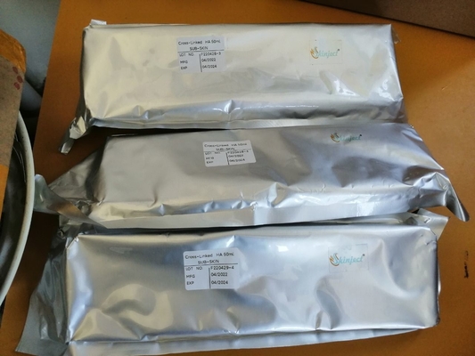 Enchimento de mama com ácido hialurónico de longa duração com ingredientes puros
