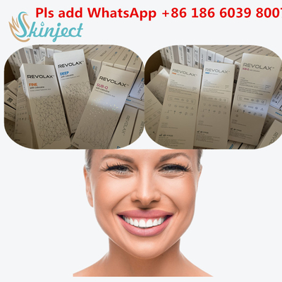 Gel de Hyaluronato de Sódio Médico Ácido Hyalurónico Dermal Revolax Preenchimento Profundo 1 ml Para Injecção em Lábios