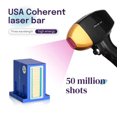 Máquina de laser de 808 diodos para depilação permanente, depilação facial, depilação do queixo e dos lábios, sem dor