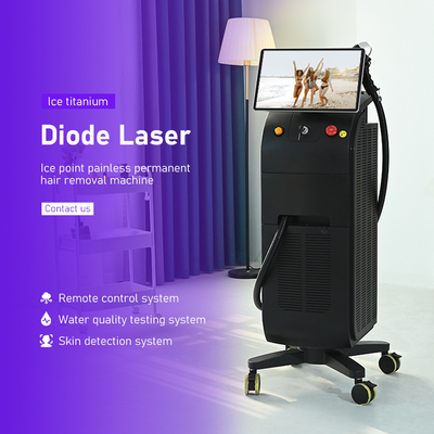 Máquina de depilação a laser de diodo de 755nm 808nm 1064nm de 3 ondas