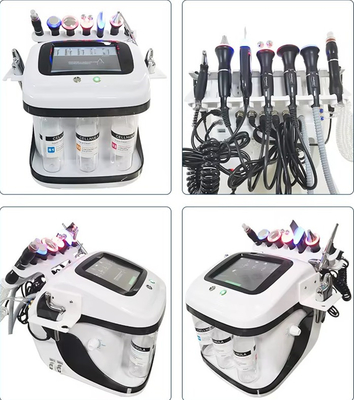 11 em 1 Máquina de Dermoabrasão Facial Multifuntcional Hydra Máquina de Limpeza Facial de Pele Black Pearl