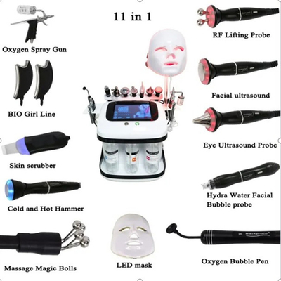 Black Pearl Skin Eye Management Hidrogénio Oxigénio Bolhas de limpeza da pele Moisturizante Máquina de beleza