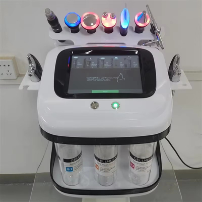 Máquina recarregável de cuidados com a pele 8 em 1 para limpeza profunda e encolhimento dos poros