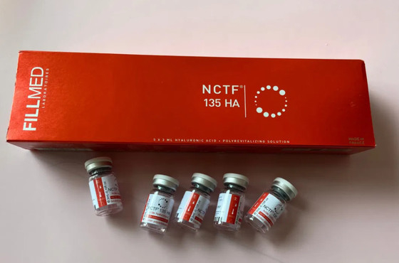 5 X 3 ml de frasco para reforço da pele NCTF NCTF Complexo e Ácido Hialurónico