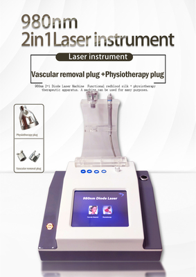 980 Nm 2+ 1 Diodo Laser Therapy Dispositivo Facial Beauty Machine Para Salão