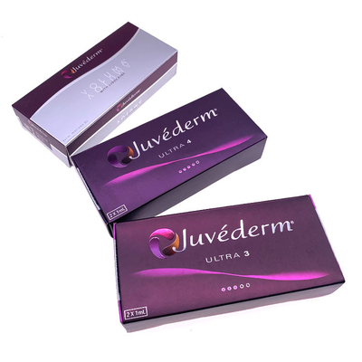 2 ml de preenchimento dérmico Juvaderm para contornos faciais
