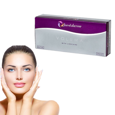 2 seringas* 1 ml de preenchimento cutâneo facial Injecção de ácido hialurónico para mandíbula/ nariz/ lábios/ bochechas e queixo