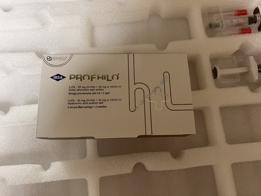 Profhilo Injecção 2 ml de enchimento de ácido hialurónico cruzado Profhilo BAP Técnica para reduzir as rugas