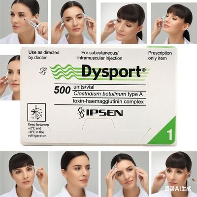 Encomenda Dysport 500 unidades Toxina Botulinum para remover linhas faciais