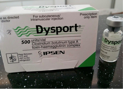 Dysport 500 Unidades Toxina Botulínica para Tratamento Anti-rugas