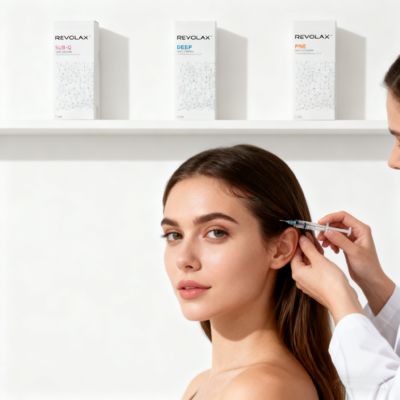 Preenchimento labial Revolax 1,1ml Deep Cross-Linked Gel Ácido Hialurônico Injeção Lábios Preenchimento Dérmico