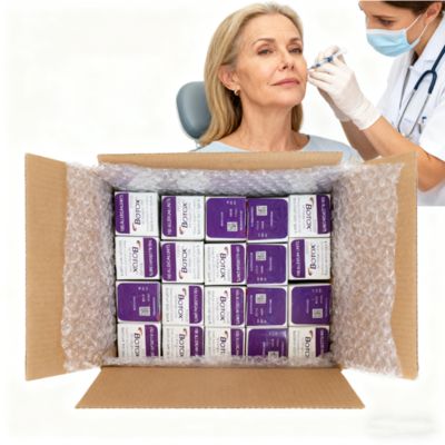 Botox Allergan 100 Unidades Removedor de Rugas Faciais Foca na Eliminação de Linhas Finas Injeções Cosméticas de Botox Aumentam a Suavidade Facial