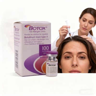 Botox Allergan 100 Unidades Removedor de Rugas Faciais Foca na Eliminação de Linhas Finas Injeções Cosméticas de Botox Aumentam a Suavidade Facial