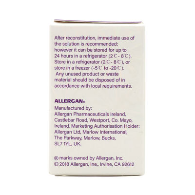 100 ui de injeções de Btx para salão de beleza e clínica