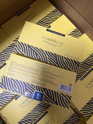 Solução Lipolítica Injectação de garrafa de limão para queima de gordura