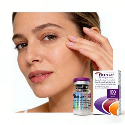 Toxina Botulínica Botox Allergan 100u de Grau Médico Anti-Envelhecimento para Rugas Dinâmicas Faciais