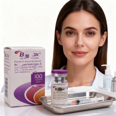 Botox Injetável Remover rugas Toxina Botulínica 100 unidades Allergan Botox Áreas faciais para tratamentos